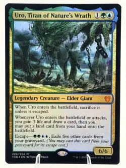 Uro, Titan of Nature's Wrath FOIL 229/254 There’s Beyond Death 2020 MTG NM - Image 2