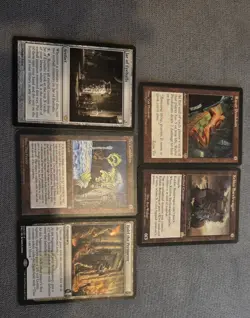 Mtg Lot Of 5 Artifacts With Rares - Image 1