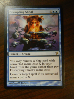 MTG Betrayers Of Kamigawa Blue Rare Disrupting Shoal Near Mint - Image 1
