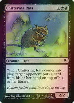 MTG Chittering Rats Foil ** Darksteel ** English (LP) - Image 1