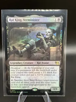 Rat King, Verminister - 0071 - R - Foil - TMNT - MTG - Unplayed - Image 1