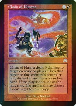 MTG Chain of Plasma Foil ** Onslaught ** English (LP) - Image 1