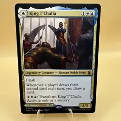 MTG Marvel Super Heroes King T'Challa 0219 Mythic - Image 1