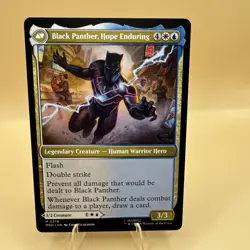 MTG Marvel Super Heroes King T'Challa 0219 Mythic - Image 2