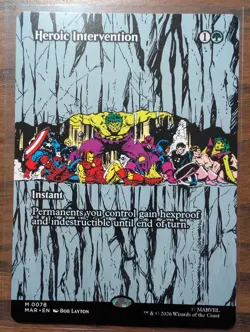 Heroic Intervention (0078) (Borderless Regular) Marvel Universe Eternal-Legal NM - Image 1