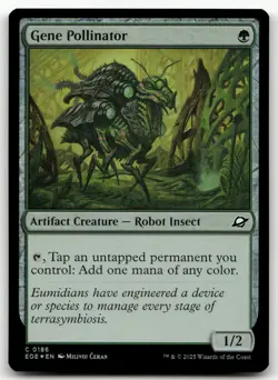 Gene Pollinator #186 (Foil) (NM) Edge of Eternities EOE Magic MTG - Image 1