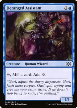 X 1 Deranged Assistant NM Double Masters 045 MTG Magic The Gathering - Image 1