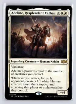 Adeline, Resplendent Cathar 108 Regular Commander: Tarkir: Dragonstorm MTG NM - Image 1