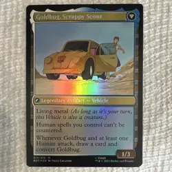 MTG Transformers Goldbug, Humanity's Ally Scrappy Scout 011/015 Foil EN - Image 2