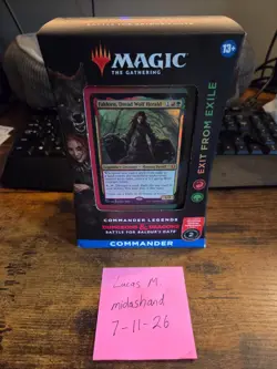MtG Commander Legends: Battle for Baldur's Gate - Exit from Exile Commander Deck - Image 1