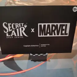 FOIL Captain America Secret Lair Magic the Gathering MTG FULL SET New Marvel MCU - Image 1
