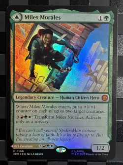 MDFC Ultimate Spider-Man/Miles Morales MTG Marvel Spider-Man - Image 2