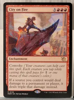 Mtg CITY ON FIRE NM MOM 0135 -Argo- - Image 1