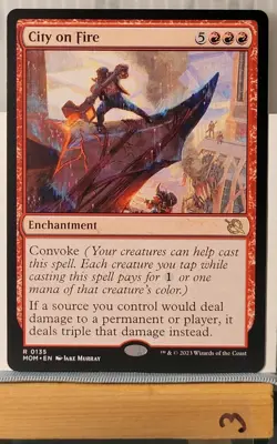 Mtg CITY ON FIRE NM MOM 0135 -Argo- - Image 5