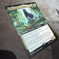 Bast, Panther Goddess (Extended Art) 392 MTG MSC Commander: Marvel Super Heroes - Image 3
