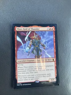 MTG - Thor, God of Thunder (borderless 0338) - MSH Mythic non foil - Image 2
