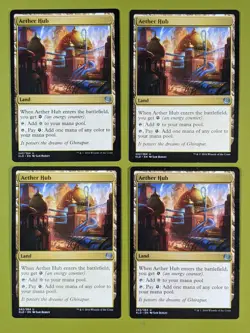 Aether Hub x4 Kaladesh 4x Magic the Gathering MTG - Image 1