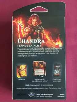 Magic The Gathering 2021 CORE SET CHANDRA PLANESWALKER DECK New Sealed MTG M21 - Image 2