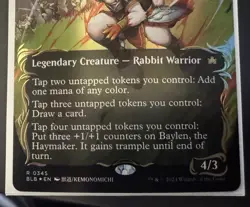 Baylen, the Haymaker RAISED FOIL (TEXTURED) Rare - Image 5
