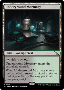 Underground Mortuary [Murders at Karlov Manor] Foil Near Mint - Image 1