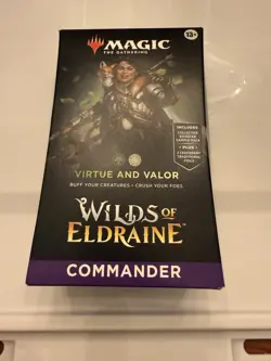 Virtue and Valor - Commander Deck - Wilds of Eldraine - MTG - Brand New - Sealed - Image 1