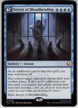 MTG Secret of Bloodbending Normal NM Avatar: The Last Airbender Magic 69 - Image 1