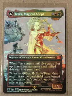 Terra, Magical Adept Esper Terra - Foil - Borderless Near Mint English MtG Magic - Image 1