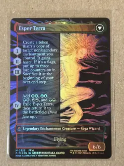 Terra, Magical Adept Esper Terra - Foil - Borderless Near Mint English MtG Magic - Image 2