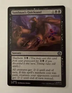 Sandman's Quicksand 63 Marvel's Spider-Man NM EN MTG SPM - Image 1