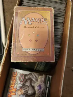 MTG Revised Empty Starter Deck Box Vintage Magic The Gathering - Image 1