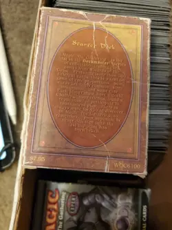 MTG Revised Empty Starter Deck Box Vintage Magic The Gathering - Image 2