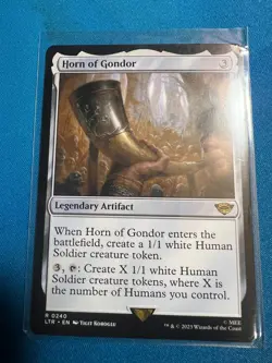 Horn of Gondor #240 Magic MTG Card NM - Image 1