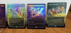 MTG My Little Pony Secret Lair Friendship is Magic FOIL Complete 6 Card Set - Image 3