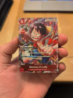 ST01-012 Monkey D Luffy Championship Promo Alt Art One Piece Card Game TCG - Image 1