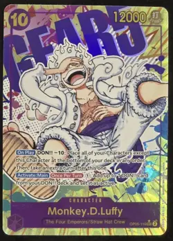One Piece TCG English OP05-119 Monkey D. Luffy Gear 5 Parallel SEC (Alt Art) NM - Image 1