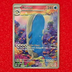 Wailord 162/159 Sv09 Journey Together Full Art Holo Illustration Rare ENG - Image 1