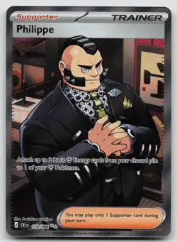 Philippe 110/086 Holo Ultra Rare Chaos Rising Pokemon Near Mint - Image 1