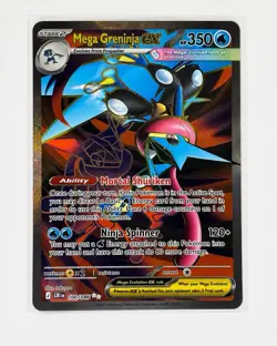 Pokemon TCG Mega Greninja Ex 100/86 Full Art Chaos Rising English - Image 1
