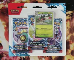 Pokemon Scarlet & Violet Journey Together 3 Pack Blister New Factory Sealed - Image 1