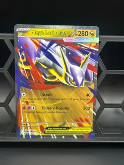 Mega Latias ex 100/132 Double Rare Mega Evolution Pokemon Holo Near Mint - Image 1