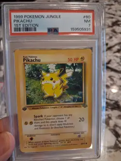 Vintage Pokemon Card Graded Lot 1st Edition WotC PSA 9 8 7 Pikachu Squirtle 7pc - Image 2