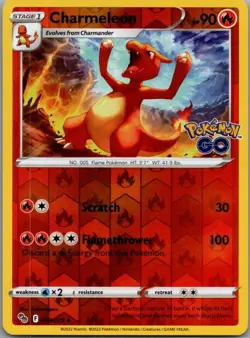 Charmeleon Uncommon Pokemon GO 009/078 NM - Image 1
