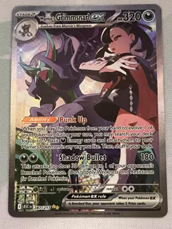 Pokemon TCG Marnie's Grimmsnarl ex SIR Ascended Heroes 287/217 - Image 1
