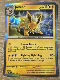 JOLTEON - Pokemon - Prizmatic Evolution - Holo 029/131 Rare - BOGO HALF OFF - Image 1
