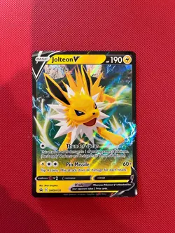 Jolteon V SWSH151 Holo Promo Sword & Shield Promo Pokemon Near Mint - Image 1