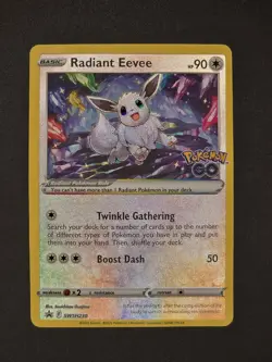 Radiant Eevee - SWSH230 - Pokemon Sword & Shield Promo Holo Rare Card NM/OC - Image 1