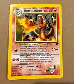 Pokemon TCG Blaine's Charizard 2/132 Gym Challenge Holo Rare - Unlimited ENG - Image 1