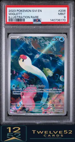 2023 Pokemon Svi En-Scarlet & Violet Wiglett 9 PSA - Image 1