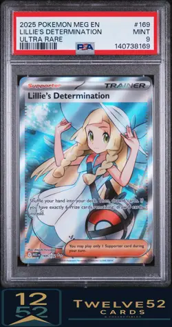 2025 Pokemon Meg En-Mega Evolution Lillie'S Determination 9 PSA - Image 1