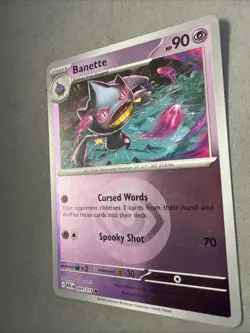 Pokemon TCG * Banette 91/217 Psychic * U REVERSE HOLO * ME Ascended Heroes NM - Image 2